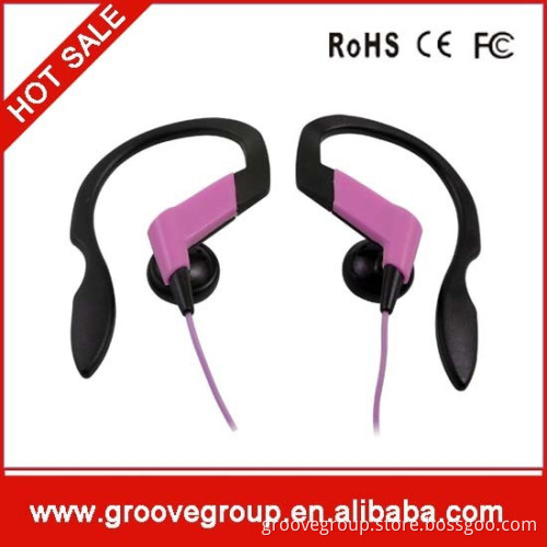 Novelty sport earbud earhook earphone for running Complying with CE&RoHS sport earhook